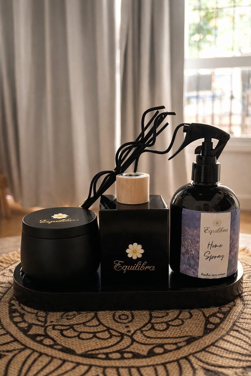 Combo Black Premiun (vela+difusor+home spray)